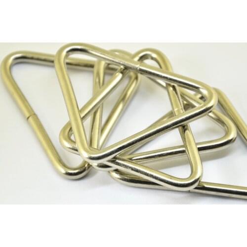 30pcs Metal Webbing Triangles shape buckle Slider Adjust Buckle for Backpack Straps belt 10mm 20mm 25mm 50mm