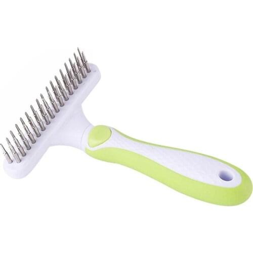 Cat Dog Hair Brush Remover Needle Rake Comb Pet Massager Cleaning Grooming Tool