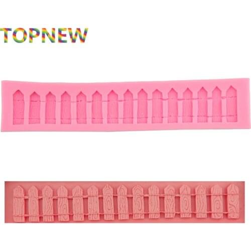 DIY Fence Shape Silicone Cake Mold Mould Chocolate Pudding Silicone Bakeware Mould Fondant Cake Decorating Tools SGS C2843