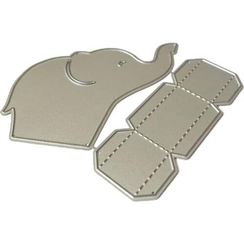 Elephant Metal Cutting Dies Stencil Scrapbooking DIY Album Stamp Paper Embossing