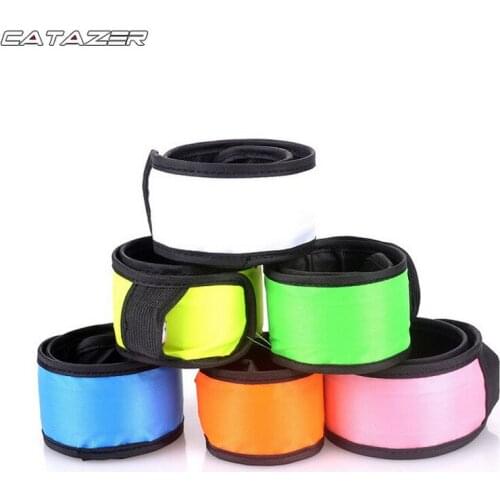 Warm USB Charging Night Running Led Armband Outdoor Cycling Jogging Arm Strap Bike Safety Light Reflective Belt Wristband