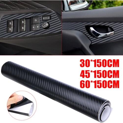 3D High Glossy Carbon Fiber Vinyl Car Wrap Sheet Roll Film Car Sticker Motorcycle Decals Car Styling Interior Accessories