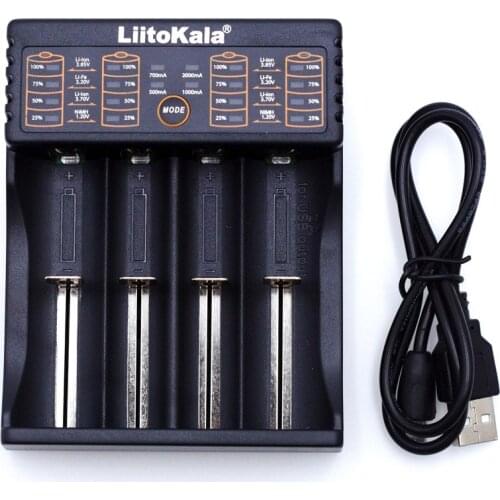 Liitokala Lii-402 18650 Charger 1.2V 3.7V 3.2V 3.85V AA / AAA 26650 10440 14500 16340 25500 NiMH lithium battery Smart charger