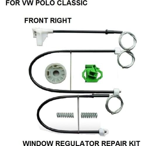 1994-2002 CAR PARTS WINDOW KIT CLIP FOR VW POLO CLASSIC WINDOW REGULATOR REPAIR KIT FRONT-RIGHT WINDOW REGULATOR CLIP KIT