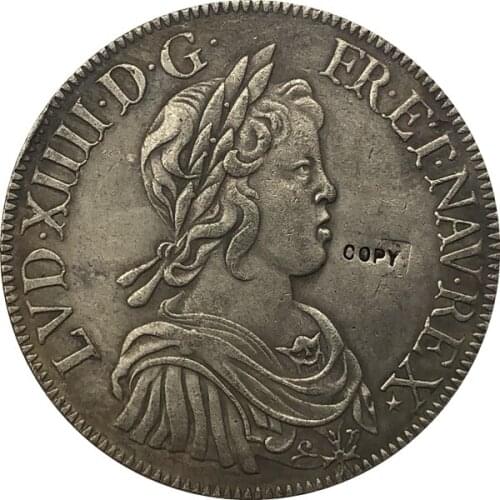 1643 Franc 2 Pound Tournois coins