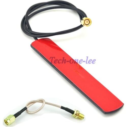 2dbi - 3dbi gsm GSM antenna 824-960Mhz 1710-1990Mhz 0.5M Aerial SMA male+RP SMA male to SMA female pigtail cable RG316 15cm