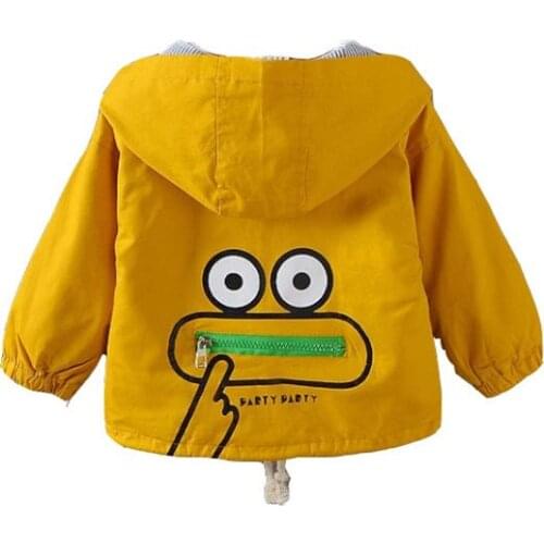 2020 Cartoon Boys Canvas Jacket Coat Spring Autumn Children Clothing 1-8 Years Toddler Baby Girls Clothes Infant Windbreaker