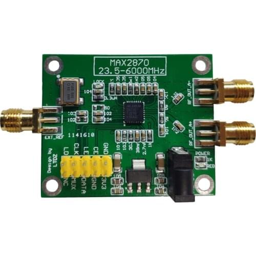 3.3V DC 5V LTDZ MAX2870 23.5-6000Mhz Spectrum Signal Source Spectrum Analyzer RF Frequency Domain Analysis Tool