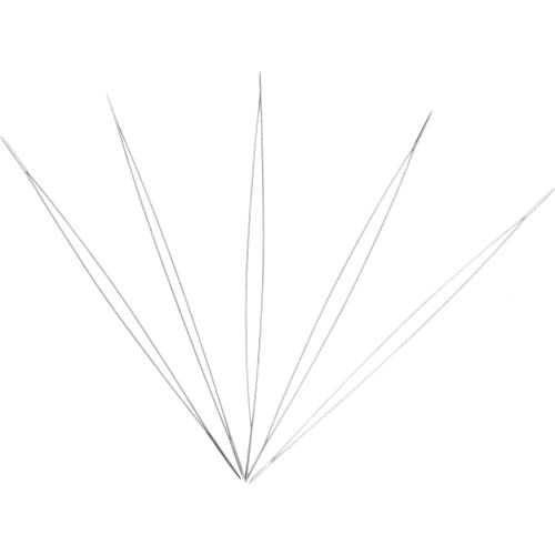 5pcs Beading Needles Open the Bead Needle DIY Supplies for Making Beads Handmade Pins Jewelry Accessories Tools