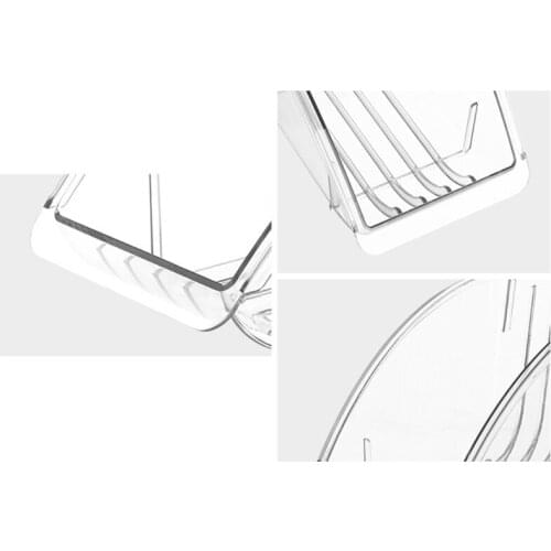 896A Household Multifunction Plastic Dish Rack Kitchen Cabinet Plate Cooking Pot Lid Display Holder Organizer Storage Box