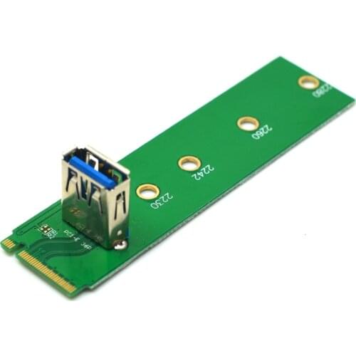 M.2 PCI-E USB 3.0 NGFF M.2 NVMe To USB 3.0 PCIE 1X 16X Adapter Mining Card Extension Converter for Graphics Card