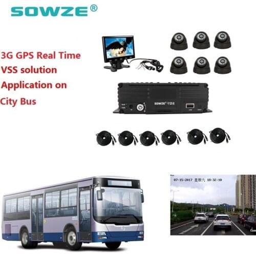 Car Vehicle Cctv 8ch Ahd 3G GPS Mobile Dvr System Truck Fleet Tracking And Monitoring Safety Solutions