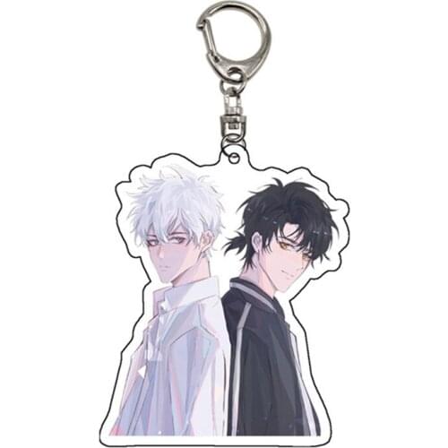 Anime Time Agent Keychain Cheng Xiaoshi Lu Guang Acrylic Standing Key Chain Key Ring High Quality Fashion Cute Brelok