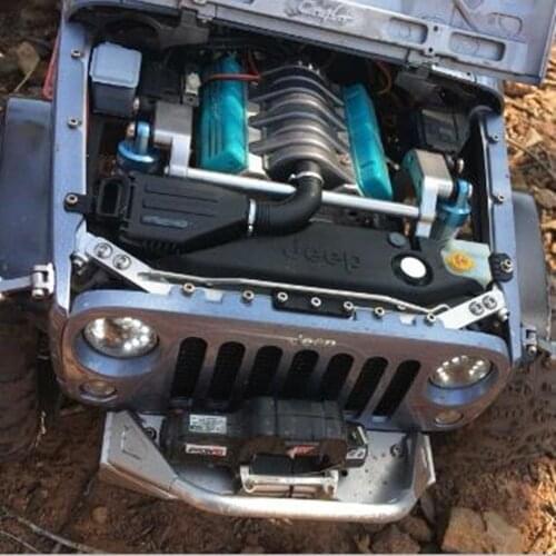 Crawler Rc Car Upgrade Parts Engine Modification Accessories Water Tank Motor Cover For 1:8 Scale Remote Control Toys Capo JKMAX