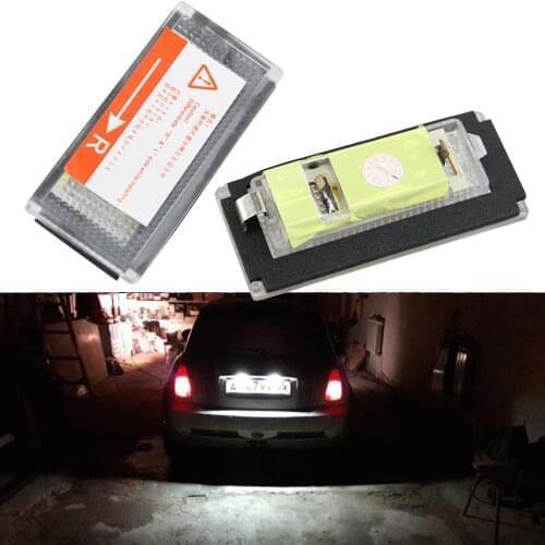 For BMW E39 5D 5 Door Wagon Touring Error Free Car Accessories 2 pieces 12V Canbus LED License Number Plate Light Tail Lights