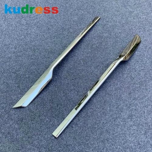 For Toyota Raize 2020 2021 ABS Chrome Rear Bumper Lid Cover Trim Tail Bumper Molding Strip Sticker Car Styling Accessories