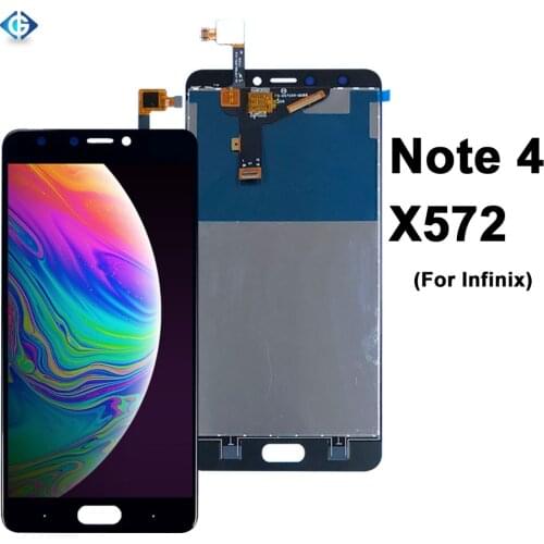 5.7'' Screen For Infinix Note 4 X572 Full LCD Display Touch Screen Digitizer Assembly For Infinix x572 Replacement Repair Parts