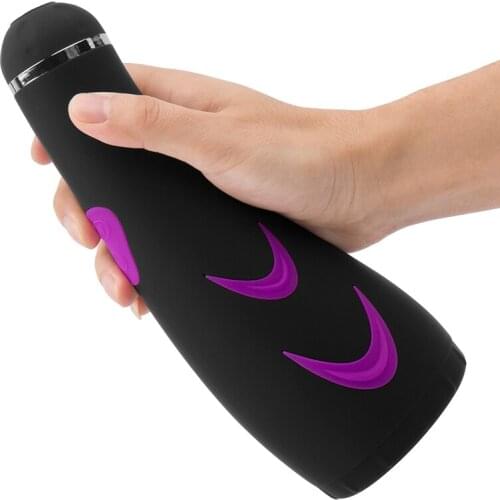 PrettyLove Mouth Textured Electric Male Sex Toys 30 Modes Vibrating Male Masturbator with Suction Cup Adult Sex Toys adult game