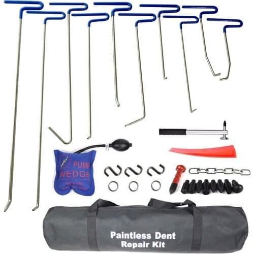 PDR Hooks Tools Paintless Hail Removal Dent Puller Tap Down Car Dent Repair Rod Hook Tool Rod Dent Repair Tool