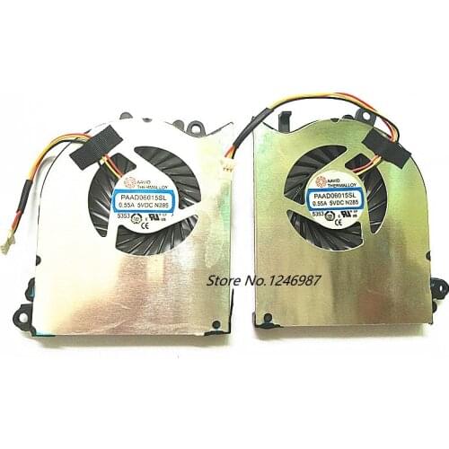 New laptop CPU GPU Cooling cooler fan for MSI GS60 cooler fan