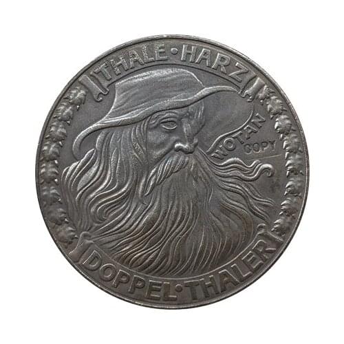 German 1923 6 Mark coin copy 38.3mm