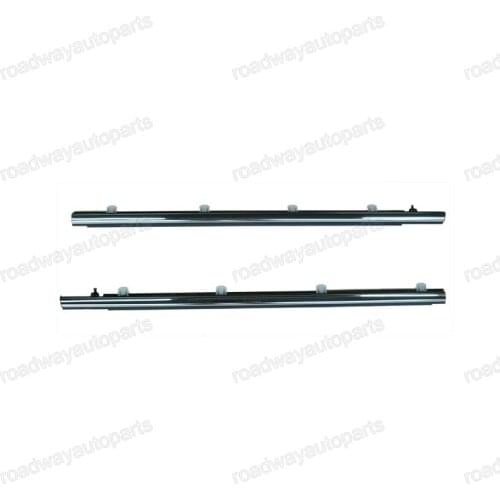 NEW 2Pcs Chrome Rear Car Window Moulding Trim Weatherstrip Seal Belt Fit for Honda Accord 2009-2010