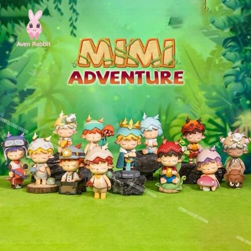 MIMI ADVENTURE Blind Box Toys Guess Bag Blind Bag Birthday Surprise Gift Box Figures Kawaii Model Birthday Gift