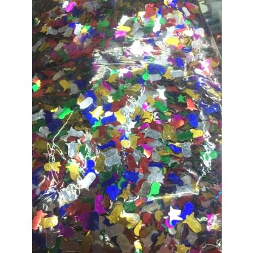 50g/lot Loose Bell Sequins 10mm PVC Sequin Flat Paillette Sequins Decoration Christmas Festival Mix Colors Confetti