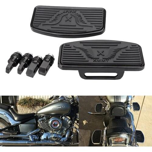 Front / Rear Wide Footboards Floorboards For Honda Shadow ACE VT400/750 VT750C VT750DC Deluxe 1997 1998 1999 2000 2001 2002-2003