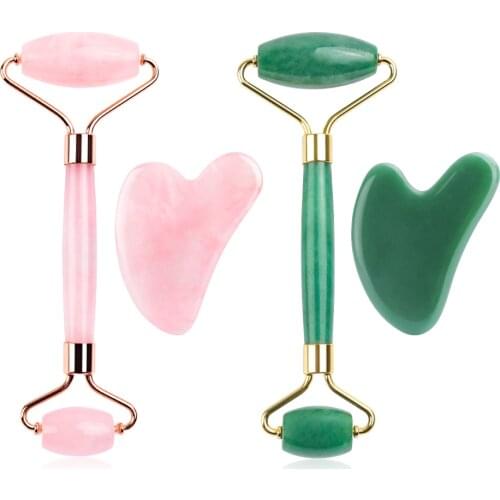 Facial Roller Roller Massager Heart Scraper Slimming Body Lifting Wrinkle Removal Beauty Care Massage Tool For Christmas Gif