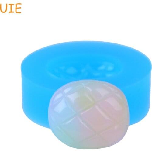 KYL144U 18mm Oval Candy Silicone Push Mold - for Cupcake Topper, Sugarcraft, Kitchen Baking Tools, Fondant, Resin Clay, Icing