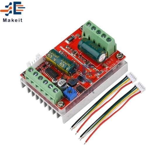 BLDC Three Phase DC Brushless Motor Controller PWM Hall Motor Control Driver Board With Forward/Reverse/Brake DC 6-60V 400W