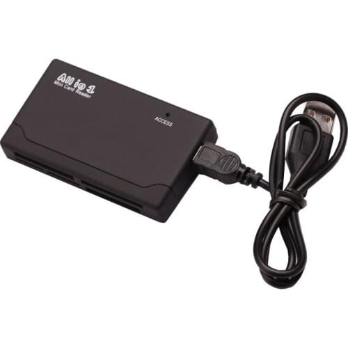 All in one 1 USB 2.0 Card Reader SD XD MMC MS Duo CF Card SDHC TF MicroSD M2 OTG Adapter Card Writer for Computer Laptop PC