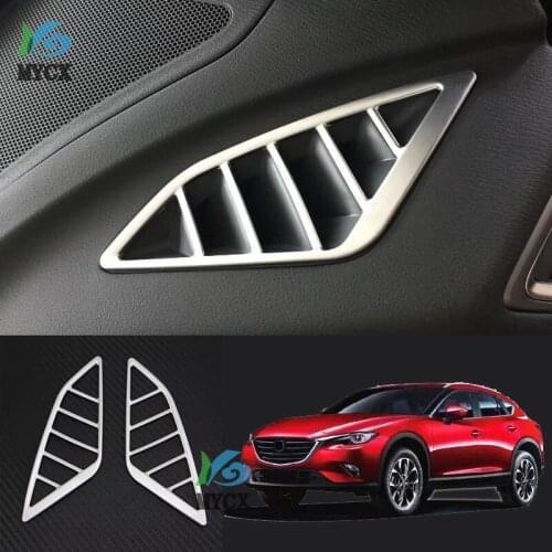 For Mazda CX-4 CX4 CX 4 2016 2017 2018 Car inner garnish cover trim front side Air conditioning Outlet Vent 2pcs
