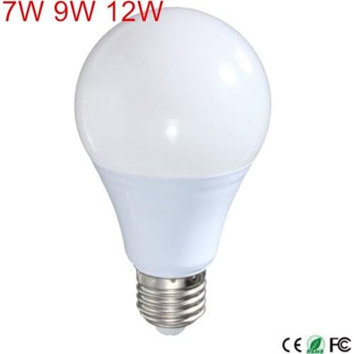 1Pcs High quality profession E27 LED indoor light 7W 9W 12W 220V-240V LED Bulbs lamps Warm Whtie/Cold White led Candle light
