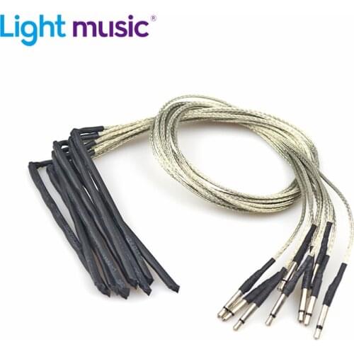 10pcs 6 String Folk Guitar Bridge Saddle Piezo Rod Pickup Piezo for Acoustic Guitar Music Instrument accesorios para guitarra