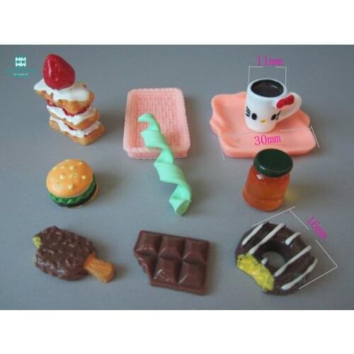 10pcs/lot Simulation food for bjd doll house accessory play toy doll accessories