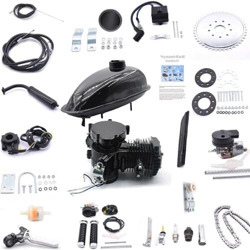 49cc 50cc 2-stroke Bicycles Motor Kit 5000r/min Bicycles Engine Conversion Kit Modified Kit For 24" 26" 28" Wheeled Bikes