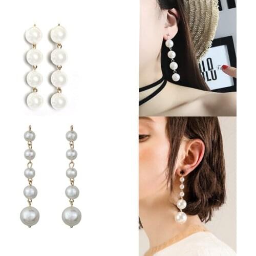 2020New 60Pcs Pearl Tassel Alloy Button for DIY Earring or Hair Pendants Accessoriess EG77-EG78