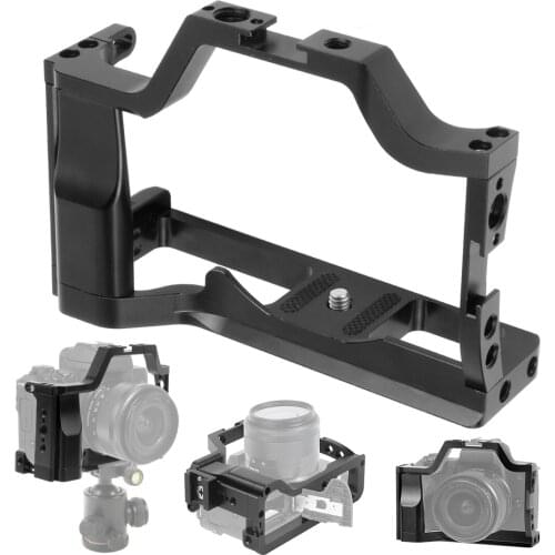 BGNing Aluminum Top Handle Camera Cage for Canon EOS M50 M5 DSLR Protect Cover Quick-Rease Plate Cold Shoe Mount Photography