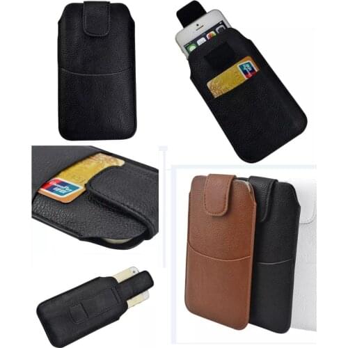PU Leather Pull Tab Sleeve Pouch Phone Cases For MyPhone Hammer Energy Hammer Blade 2 Pro Fun 6 Lite Hammer Active 2 LTE Fun 7