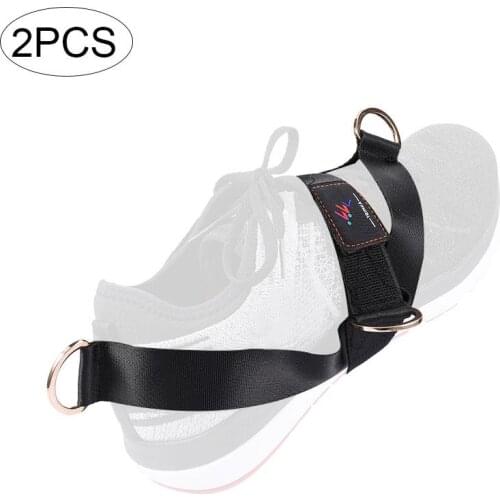 D-Rings Ankle Strap for Cable Machines and Resistance Bands Women/Men Sizes Glute Leg Band for Fitness Gym Workout Stretching