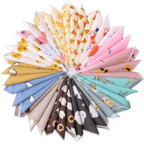 Animal Suits Pocket Square For Men Women Cartoon Chest Towel Hanky Gentlemen Hankies Classic Mens Handkerchief Pocket Towel