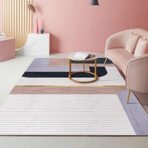 Bedroom Carpets For Living Room Large 160X230cm Decor Girl Luxury Rectangle Soft Fluffy Rug Modern Decoration Floor Pink Carpet