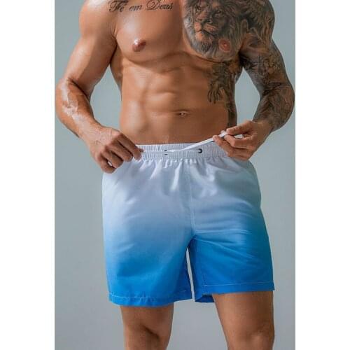Fashion Swimsuit Men Swimwear Printing Mens Swimming Shorts For Men Quick Dry Swim Trunks Beach Board Surffing Mens Swim Briefs