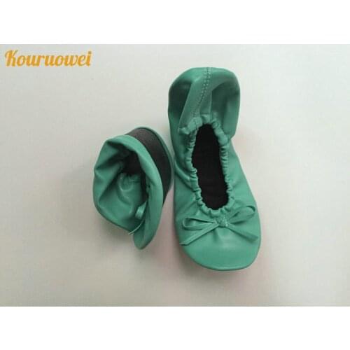 Leopard Wedding folding shoes, foldable flats,Wedding gift for guest