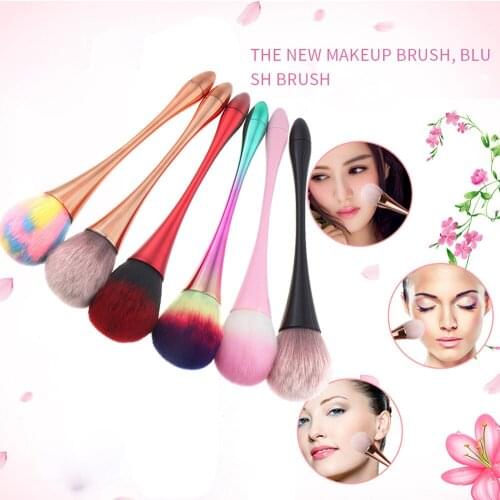 Make Up Large Soft Beauty Powder Big makeup brushes Flame Brush Blending Concealer Foundation Cosmetic Beauty Make Up Tool