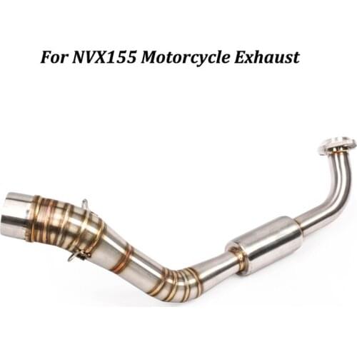 For Yamaha NVX155 Motorcycle Exhaust Muffler Modified Connection Stainless steel Link Pipe Slip on