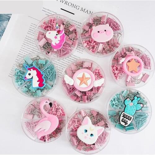 Unicorn Multi Functional Thumbtacks Push Pins Set Cute Clip Office Accessories Pin Back To School