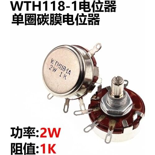 New WTH118-1A 2W 1K WTH118 Potentiometer